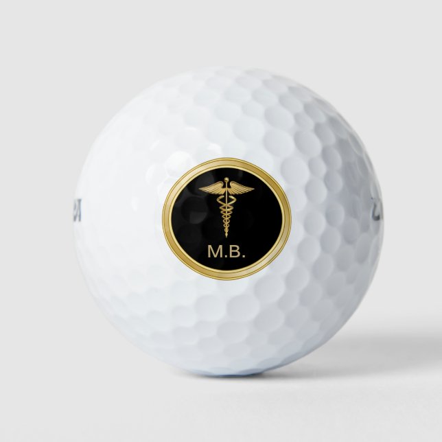 Classy Doctor Theme Golf Balls (Front)