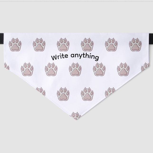 Classy Doggo Bow Tie Pet Bandana Collar (Front)