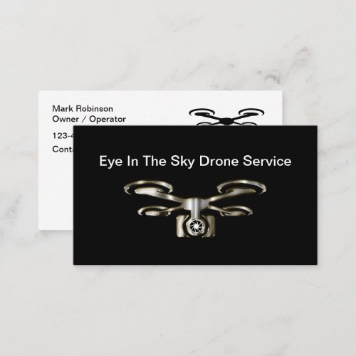 Classy Drone Eye In Sky Service Business Card