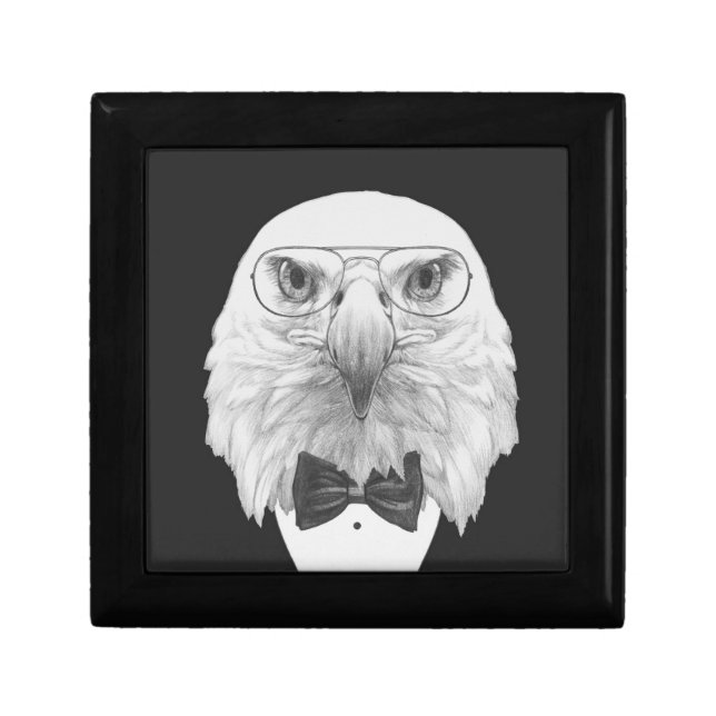 Classy Eagle Portrait Gift Box (Front)