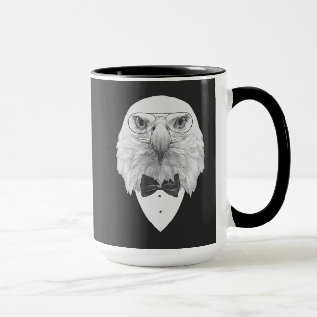 Classy Eagle Portrait Mug (Right)