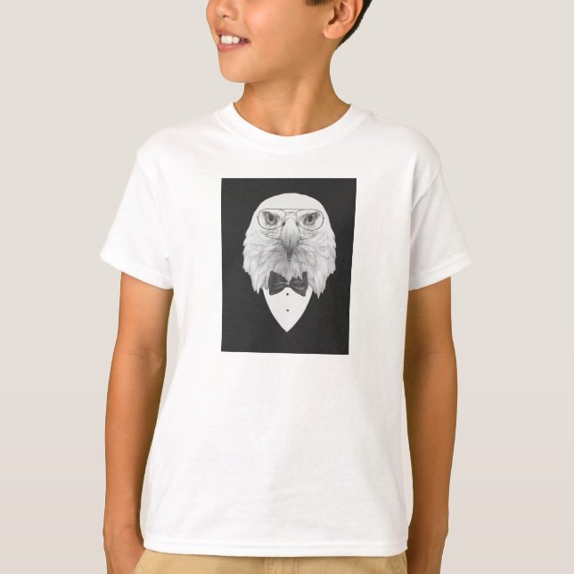 Classy Eagle Portrait T-Shirt (Front)