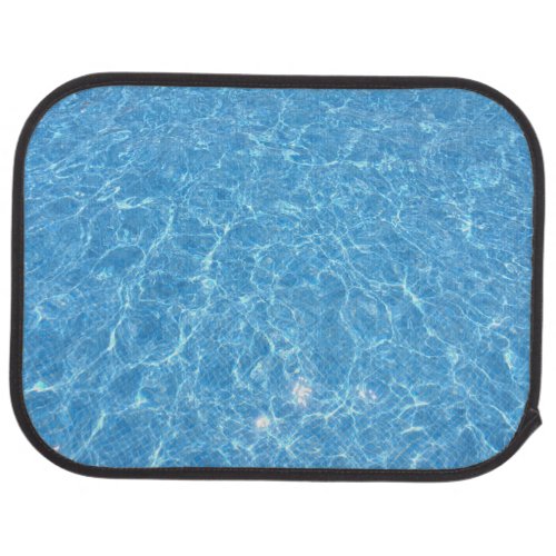 Classy Elegant Blue Water Aqua Modern Template Car Floor Mat