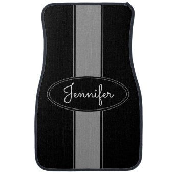 Classy Elegant Custom Name Personalized Car Floor Mat | Zazzle