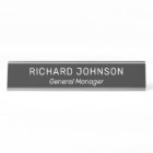 Classy Elegant Custom Name Title Employee Office