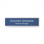Classy Elegant Custom Name Title Employee Office