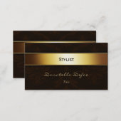 Classy Elegant Damask Professional | Stylist Business Card (Front/Back)