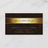 Classy Elegant Damask Professional | Stylist Business Card (Back)