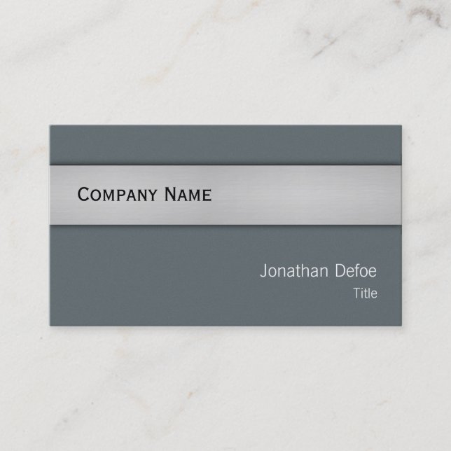 Classy Elegant Professional Business Card (Front)