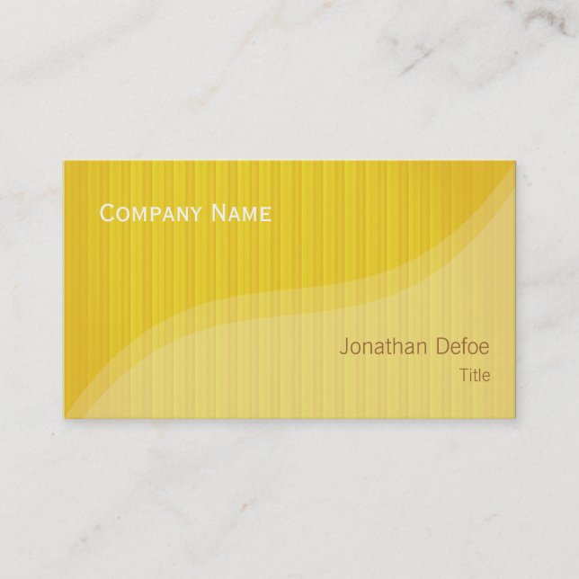 Classy Elegant Professional Business Card (Front)