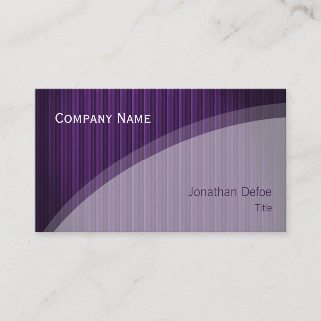 Classy Elegant Professional Business Card (Front)