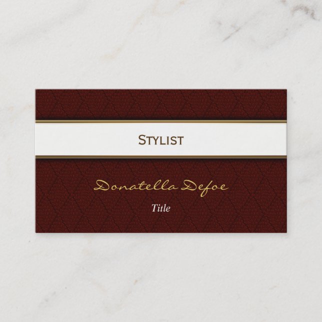 Classy Elegant Professional Business Card (Front)