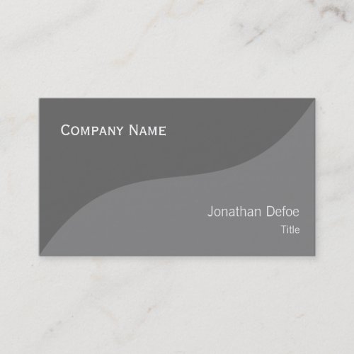 Classy Elegant Professional Business Card