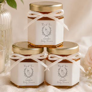 Classy Elegant silly goose baby shower Honey Jar Favors