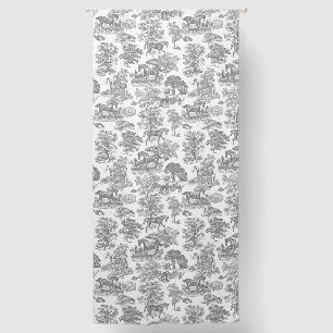 Classy Elegant Vintage Rustic Horse Toile Blackout Curtains