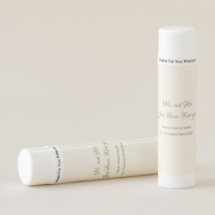 Classy Elegant Wedding Favour Lip Balm