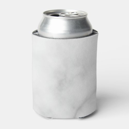 Classy Elegant White Marble Pattern Can Cooler