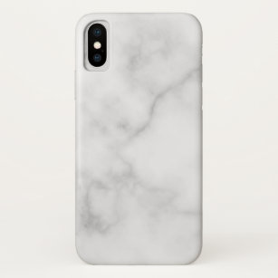 Classy Elegant White Marble Pattern iPhone X Case