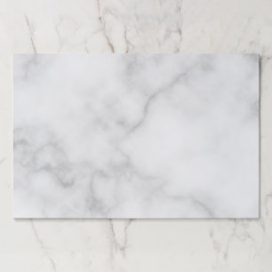 Classy Elegant White Marble Pattern Paper Pad