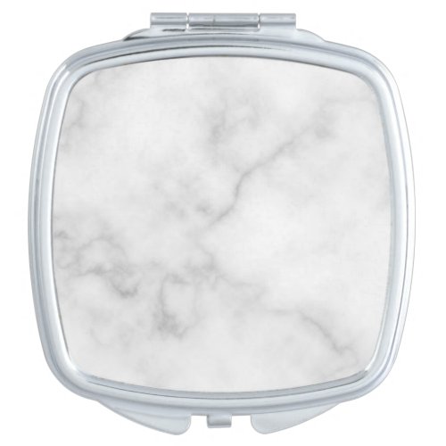 Classy Elegant White Marble Pattern Vanity Mirror
