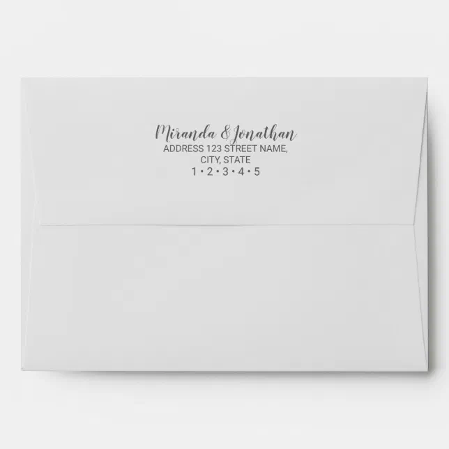 Classy Elegant White Marble Wedding Envelope | Zazzle