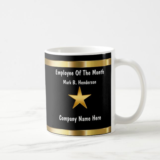 Classy Employee Of The Month Coffee Mug (Right)