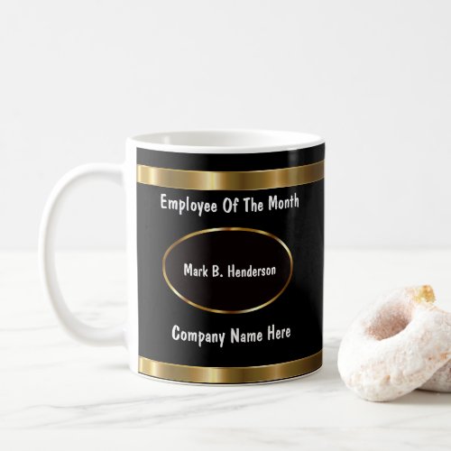 Classy Employee Of The Month Upscale Coffee Mugs
