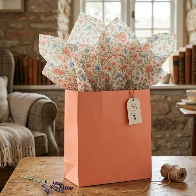 Classy English Shabby Chic Floral Art Pattern Tissue Paper (Creator Uploaded)