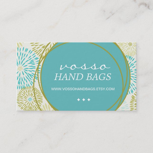 Classy Etsy Business Card (Front)
