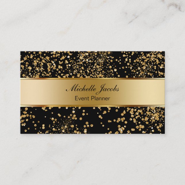 Classy Event Planner Business Card (Front)