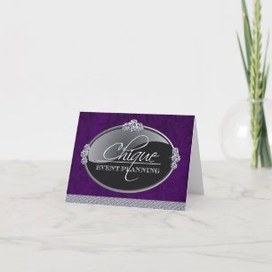 Classy Event Planner Thank You Card