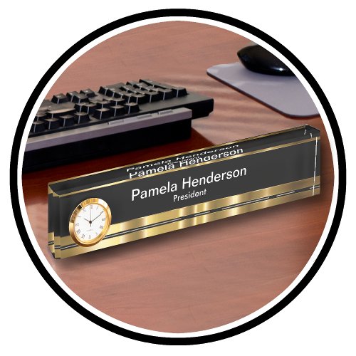 Classy Executive Gift iDea Desk Name Plate