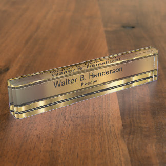 Desk Name Plates | Zazzle