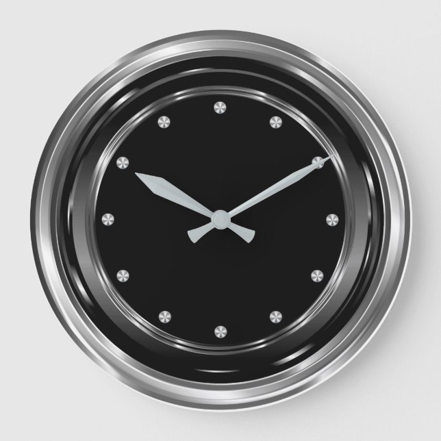 Classy Executive Office Wall Decor Clocks (Front)
