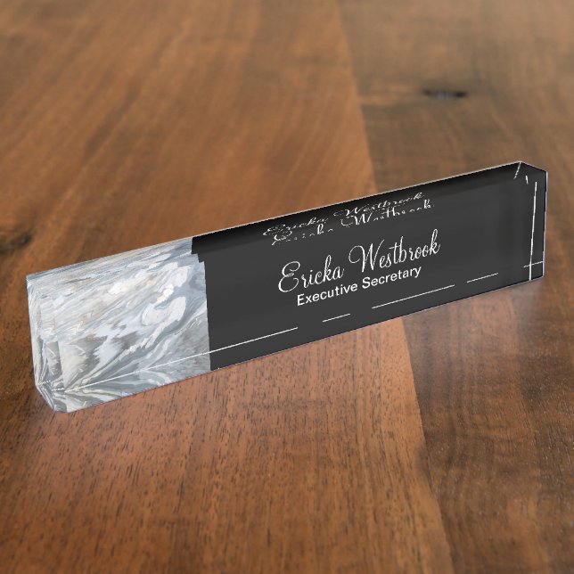 Classy Executive Secretary Office Desk Name Plate (Side)