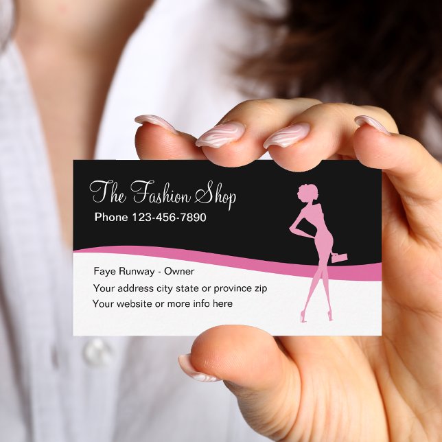 Classy Fashion Apparel Shop Business Card (Creator Uploaded)