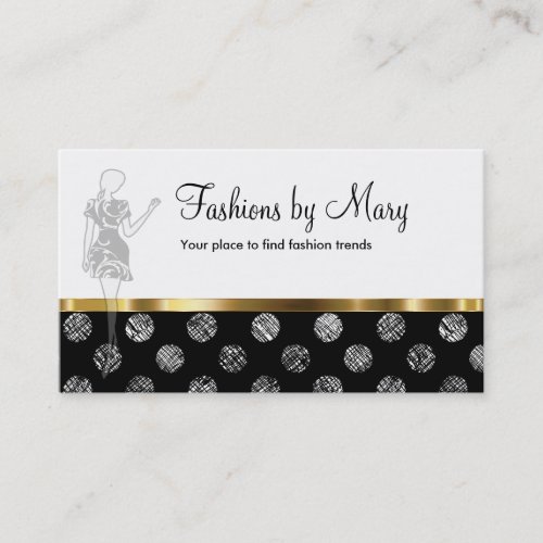 Classy Fashion Business Cards