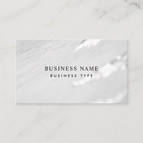 Classy Faux Silver Foil Professional Business Card