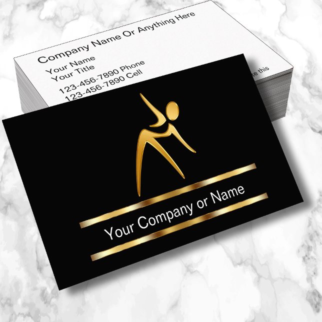 Classy Fitness Business Cards (Creator Uploaded)