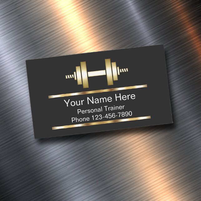 Classy Fitness Coach Business Magnets (Creator Uploaded)