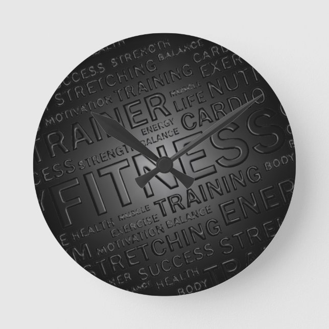 Classy Fitness Wall Clock (Front)