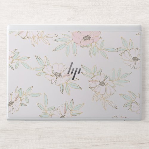 Classy Floral Line ArtHP EliteBook 840 G5G6 HP Laptop Skin