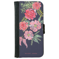 Classy Floral Phone Wallet Case