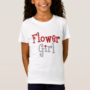 Flowergirl T Shirts T Shirt Designs Zazzle