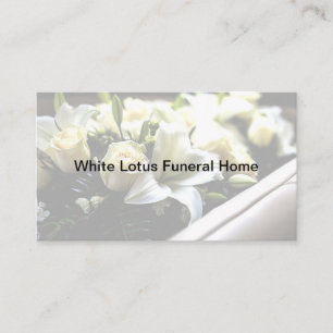 Classy Funeral Home Business Cards Design