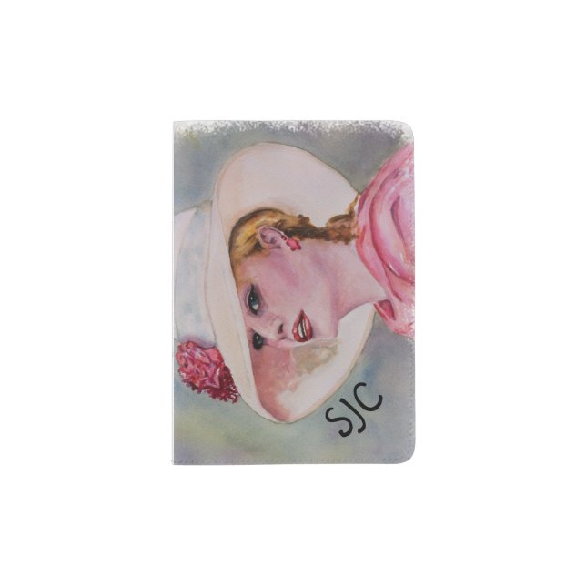 CLASSY GARDEN PARTY PASSPORT HOLDER (Front)