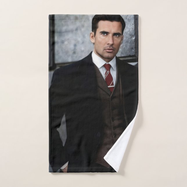 Classy Gentleman hand towel (Hand Towel)
