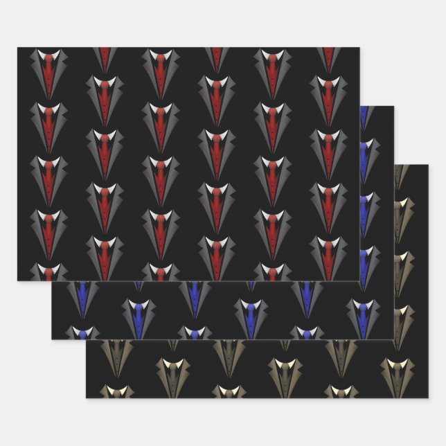 Classy Gentleman Wrapping Paper Sheets (Set)