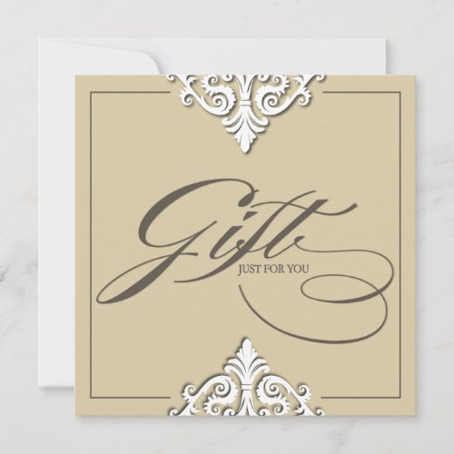 Classy Gift Certificate