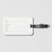 Classy Girly Luxury Marble Design Name Monogram Luggage Tag Zazzle